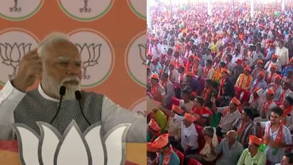 'ഞാൻ ജീവനോടെയുണ്ടെങ്കിൽ നിങ്ങളുടെ താലിയിൽ കൈവെയ്ക്കാൻ കോണ്‍ഗ്രസിനെ സമ്മതിക്കില്ല'; ആഞ്ഞടിച്ച് മോദി