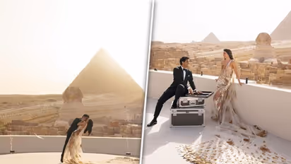 Tech billionaire Ankur Jain marries former WWE star Erika Hammond in Egypt (SEE PHOTOS)