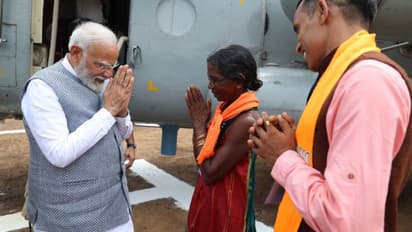PM Modi : கர்நாடகா பயணம்.. மோகினி கவுடாவை சந்தித்து வியந்து பாராட்டிய பிரதமர் மோடி - என்ன காரணம்? யார் அவர்?