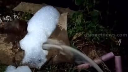 'സെപ്റ്റിക് ടാങ്ക് മാലിന്യം കുടിവെള്ള സ്രോതസിലേക്ക് ഒഴുക്കിവിടുന്നു'; റിസോർട്ടുകൾക്കെതിരെ നാട്ടുകാർ