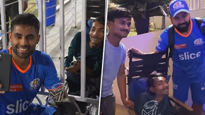IPL 2024: Suryakumar fulfills specially-abled fan's wish to meet MI's Rohit Sharma; WATCH heartwarming video