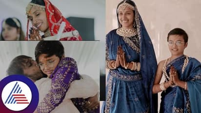 ಜೈನ ಸನ್ಯಾಸ ದೀಕ್ಷೆ ಪಡೆದ ಬೆಂಗಳೂರು ಉದ್ಯಮಿಯ ಪತ್ನಿ, 11 ವರ್ಷದ ಮಗ