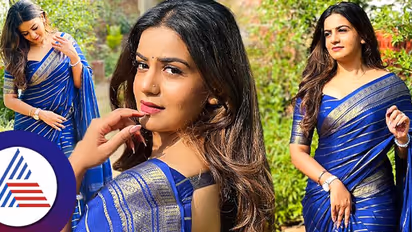 ನೀಲಿ ರೇಷ್ಮೆ ಸೀರೆಯುಟ್ಟು ನಸು ನಕ್ಕ ನಮ್ರತಾ ಗೌಡ, ನಿಮ್ಮಿಂದಲೇ ಟೆಂಪರೇಚರ್ ಹೆಚ್ಚಾಗ್ತಿದೆ ಎಂದ ಫ್ಯಾನ್ಸ್‌