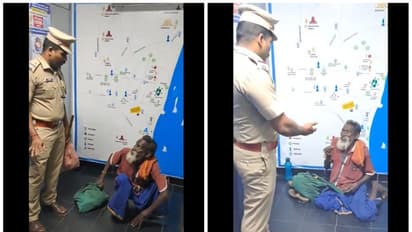 அடிக்குற வெயிலுக்கு ஏசி இல்லாம தூங்க முடியல சார்; மது போதையில் ஏடிஎம் மையத்தில் குடியேறிய ஆசாமி