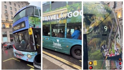 ലണ്ടനിൽ ടൂറിസം പരസ്യമായി 'ദൈവത്തിന്‍റെ സ്വന്തം നാട്'; കേരളത്തിലാണെങ്കിൽ എംവിഡി ഫൈൻ അടിച്ചേനെയെന്ന് കുറിപ്പ് 