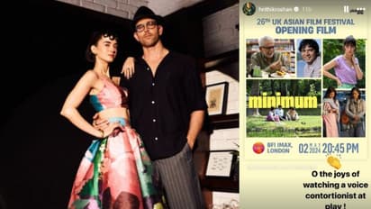Hrithik Roshan Congratulates Saba Azad as her film 'Minimum'  Debut at UK Asian Film Festival