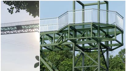 ആക്കുളത്തെ ഗ്ലാസ് ബ്രിഡ്ജിലെ വിള്ളൽ; നിർമ്മാണ ചുമതല ഇടത് എംഎൽഎ നേതൃത്വം നൽകുന്ന സൊസൈറ്റിക്ക്, വിവാദം