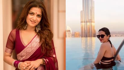 Anchor DD : புர்ஜ் கலிஃபாவை மறைக்கும் பேரழகு.. நீச்சல் குளத்தில்.. பின்னழகில் மயக்கும் DD - வைரல் வீடியோ!