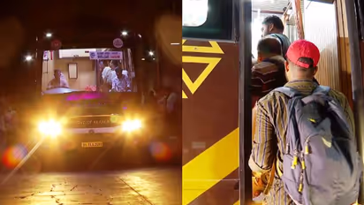 'നവകേരള ബസ്' ഗരുഡ പ്രീമിയമായി ബെംഗളൂരുവിലേക്ക് പുറപ്പെട്ടു; കന്നിയാത്രയിൽ തന്നെ ബസിന്‍റെ വാതില്‍ കേടായി
