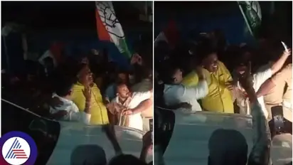 Viral video: Karnataka Deputy CM DK Shivakumar allegedly slaps Congress worker during campaigning, BJP reacts