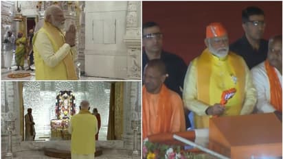 പ്രധാനമന്ത്രി വീണ്ടും അയോധ്യയില്; രാമക്ഷേത്രത്തില് പ്രാര്ത്ഥന നടത്തി, യോഗിക്കൊപ്പം റോഡ് ഷോ