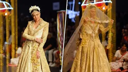 Sushmita Sen walks the ramp dressed up as bride; pairs with 'Taali' co-stars; Read on