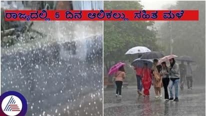 ರಾಜ್ಯದಲ್ಲಿ ಬಿಸಿಗಾಳಿ ಜೊತೆಗೆ ಆಲಿಕಲ್ಲು ಮಳೆಯಾಗುವ ಮುನ್ಸೂಚನೆ ಕೊಟ್ಟ ಹವಾಮಾನ ಇಲಾಖೆ!