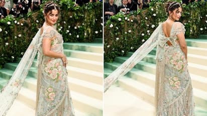 Met Gala 2024: Alia Bhatt looks elegant in Sabyasachi's floral saree, see pictures