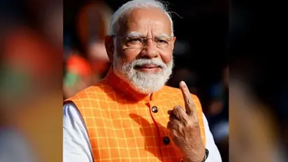 Lok Sabha Elections 2024 Phase 3: PM Modi casts vote in Gujarat's Ahmedabad, shows his inked finger (WATCH)
