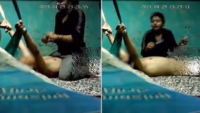 UP SHOCKER! Woman arrested for torturing husband, burning body parts with cigarette (WATCH)