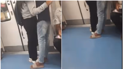 മെട്രോയിൽ യുവതിയുടേയും യുവാവിന്റേയും പ്രണയ സല്ലാപം, വീഡിയോ വൈറൽ; പ്രതികരിച്ച് പൊലീസ്