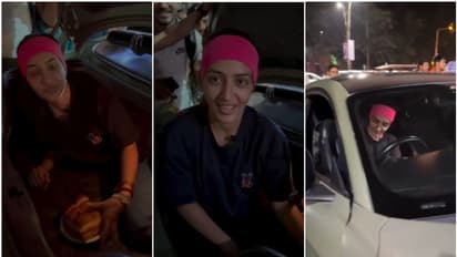 മുസ്താങ് കാറിന്റെ ഡിക്കിയില് ചന്ദ്രിക, ചുറ്റിനും ജനക്കൂട്ടം, സംഭവിച്ചത് എന്ത്? വീഡിയോ