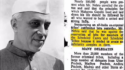 'Nehru was against reservation of jobs for SC/ST': BJP unearths Congress' stance in old newspaper clipping