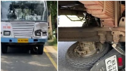 കെഎസ്ആര്ടിസി ബസ് സ്കൂട്ടറിലിടിച്ച് അപകടം; സ്കൂട്ടര് യാത്രികര് 2 പേരും മരിച്ചു