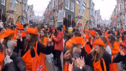 WATCH viral video of people dancing on Sapna Choudhary's song on streets of Amsterdam