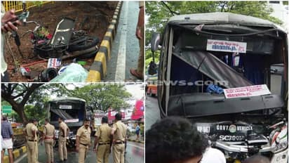 പാലാരിവട്ടത്ത് ബസുകൾക്കിടയിൽ ബൈക്ക് കുരുങ്ങി, യുവാക്കൾക്ക് ദാരുണാന്ത്യം; രണ്ട് പേരെയും തിരിച്ചറിഞ്ഞില്ല