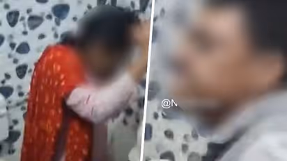 Caught on camera: UP doctor finds wife with 2 men in hotel room, thrashes them with slippers (WATCH)