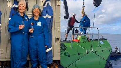 Scotland's all-female crew sets world record for deepest dive