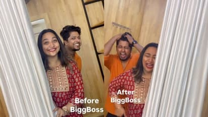 ബിഗ് ബോസിലെത്തുന്നതിന് മുമ്പും ശേഷവും, വീഡിയോയില്‍ ഫഹദിനെ അനുകരിച്ച് പൂജയും സിബിനും