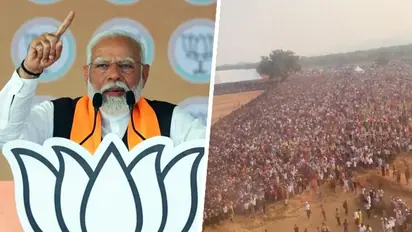 Sea of supporters gather for PM Modi's rally in Jharkhand's Chatra; drone footage goes viral (WATCH)