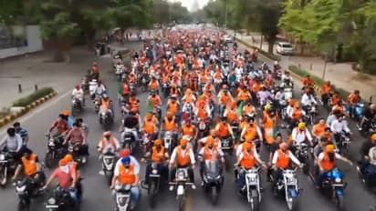 'Sikhs for Modi': Sikh community hold massive bike rally in support of BJP in Delhi, videos go viral (WATCH)