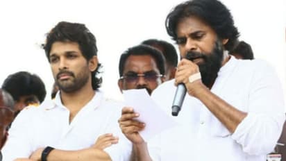 'അമ്മാവന്‍ മരുമകനിട്ട് വച്ചതോ': പവന്‍ കല്ല്യാണിന്‍റെ വാക്കുകള്‍ അല്ലു അര്‍ജുനെതിരെയോ, അല്ലു ഫാന്‍സ് കലിപ്പില്‍