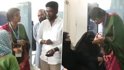 Lok Sabha Elections 2024: BJP's Madhavi Latha asks Muslim women to remove burqa for ID check, case filed