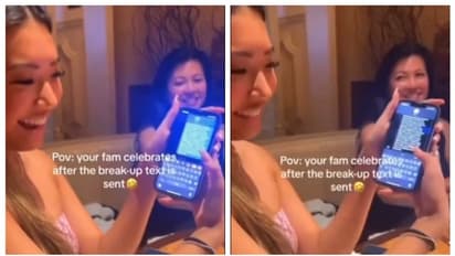 ഒറ്റ ടെക്സ്റ്റ് മെസേജില് ബന്ധം വേര്പിരിഞ്ഞ് യുവതി; കുടുംബത്തിന്റെ പ്രതികരണം വൈറല്