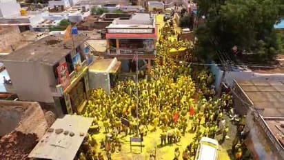 ಜಾನಮಟ್ಟಿ ದುರ್ಗಾದೇವಿ ಜಾತ್ತಾ ಮಹೋತ್ಸವ; ಭಂಡಾರದಲ್ಲಿ ಮಿಂದೆದ್ದ ಭಕ್ತ ಸಮೂಹ!