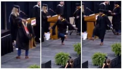 உங்க அளப்பறைக்கு ஒரு அளவே இல்லையா? டிகிரி வாங்கும்போது.. புஷ்பாவா மாறி ஹூக் ஸ்டெப் போட்ட மாணவர்! வீடியோ