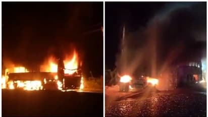 വാഹനാപകടത്തിൽ 6 പേർക്ക് ദാരുണാന്ത്യം; ടൂറിസ്റ്റ് ബസും ട്രക്കും കൂട്ടിയിടിച്ച് അപകടം