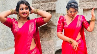 ಪಿಂಕ್ ಸೀರೆಯಲ್ಲಿ ಮಿಂಚಿದ ಚಾರು, ಸೀರೇಲಿ ಹುಡುಗಿರ ನೋಡಲೇಬಾರ್ದು ಅಂತಿದ್ದಾರೆ ಫ್ಯಾನ್ಸ್‌!