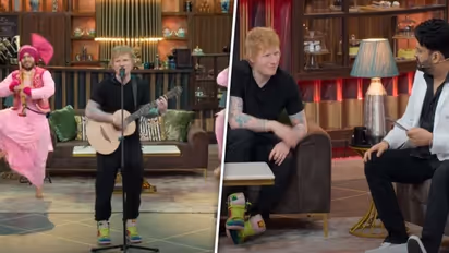 Ed Sheeran sings song about barfi, paneer pakoda; gets hired by Sunil Grover for a show in Rajasthan [WATCH]