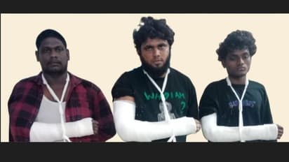 ரௌடிசம், அட்ராசிட்டி திருவண்ணாமலையில் கைது செய்யப்பட்ட மூவருக்கு மாவுக்கட்டு