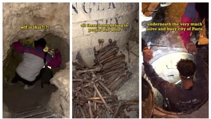 പാരീസ് നഗരത്തിനടിയിലെ ഗുഹാശ്മശാനത്തില്‍ അറുപത് ലക്ഷം മനുഷ്യാസ്ഥികള്‍; വൈറല്‍ വീഡിയോ കാണാം  