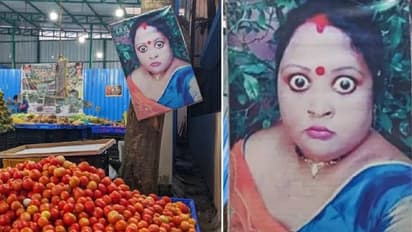 എന്റമ്മോ ഇങ്ങനെ നോക്കല്ലേ; ബം​ഗളൂരുവിലെ കടയിലെ 'ദേഷ്യപ്പെടുന്ന സ്ത്രീ', വൈറൽ ചിത്രം