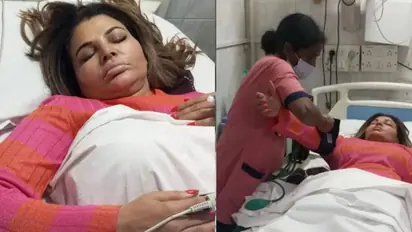 Rakhi Sawant's hospital video LEAKED; TV star cries in pain ahead of her tumour surgery in uterus (WATCH)