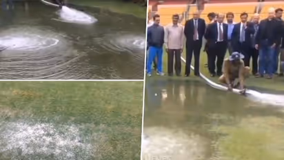 IPL 2024: Chinnaswamy stadium's drainage system wows fans ahead of RCB vs CSK clash amid rain threat (WATCH)