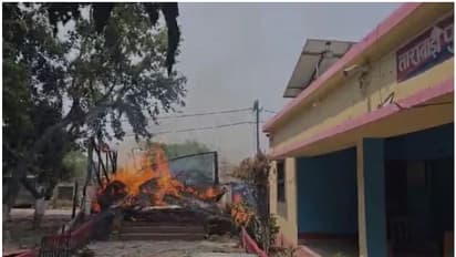 ഭാര്യ മരിച്ചതോടെ 14കാരിയായ ഭാര്യാ സഹോദരിയുമായി വിവാഹം; കസ്റ്റഡിലിരിക്കെ മരണം, സ്റ്റേഷന് തീയിട്ട് നാട്ടുകാർ