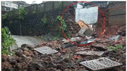 കനത്ത മഴയ്ക്കിടെ സെമിത്തേരിയുടെ ചുറ്റുമതില് തകര്ന്നു; കല്ലറ പൊളിഞ്ഞ് മൃതദേഹം പെട്ടിയോടെ പുറത്തുവന്നു