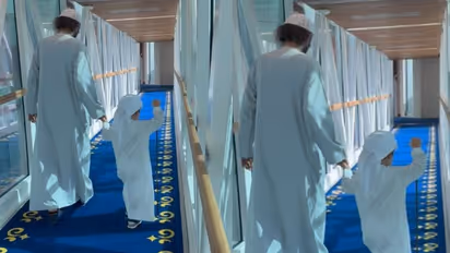 Dubai Sheikh melts hearts with viral video of walking hand-in-hand with grandson (WATCH)