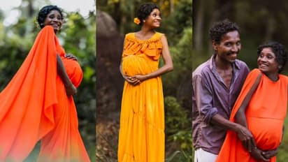 നക്ഷത്രങ്ങൾക്കിടയിൽ നിന്നും ഭൂമിയിലേയ്ക്ക് എത്തിയ സൗന്ദര്യം; വൈറലായി മെറ്റേണിറ്റി ഫോട്ടോഷൂട്ട്