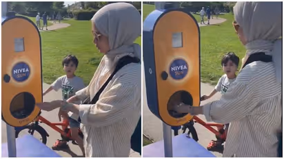 Viral Video: People in Netherlands use free sunscreen from vending machines; Internet reacts 