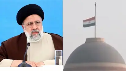 India lowers flag to half-mast as nation mourns Iran President Ebrahim Raisi's death in chopper crash (WATCH)